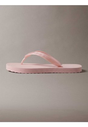 Sandalias Rosa Flip Flop En Tono Metálico Calvin Klein