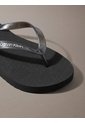 Sandalias Negro Flip Flop En Tono Metálico Calvin Klein de Calvin Klein
