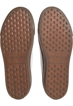 Tenis Blanco Planos Texturizados Calvin Klein