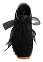 Tenis Negro Runner De Perfil Bajo Con Lazos Calvin Klein de Calvin Klein