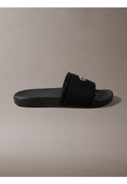 Sandalias Negro De Tela Calvin Klein