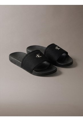 Sandalias Negro De Tela Calvin Klein