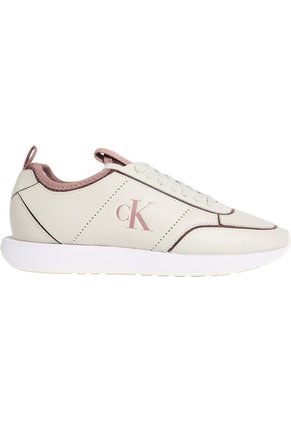 Tenis Beige Retro Runner Calvin Klein