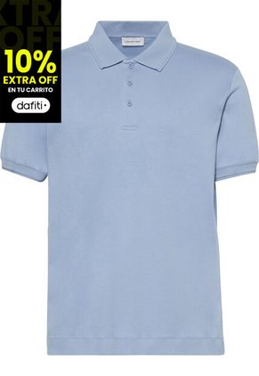 Polo Multicolor Regular Con Monograma Bordado En Relieve Calvin Klein