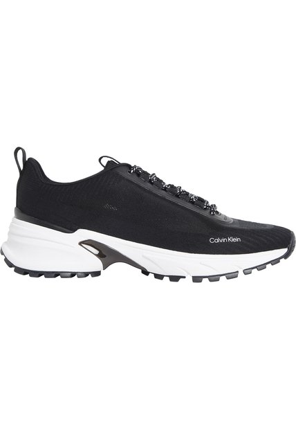 Tenis Negro Hike Runner Con Cordones Calvin Klein