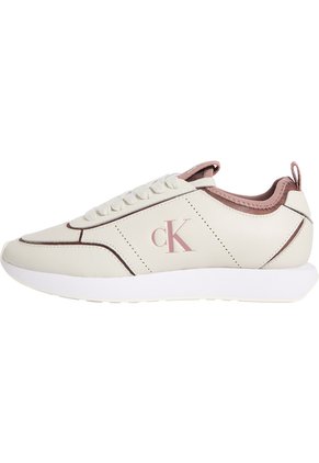 Tenis Beige Retro Runner Calvin Klein