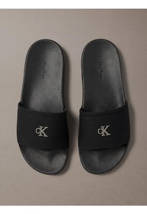 Sandalias Negro De Tela Calvin Klein
