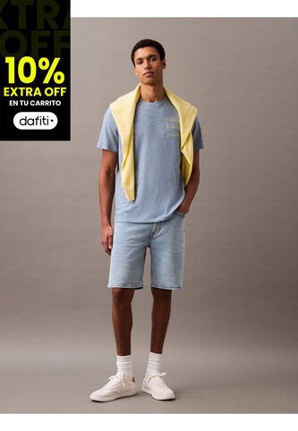 Camiseta Multicolor Classic Crewneck Calvin Klein Calvin Klein