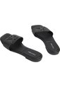 Sandalias Negro Planas Cuadradas Con Emblema Calvin Klein de Calvin Klein
