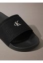 Sandalias Negro De Tela Calvin Klein de Calvin Klein