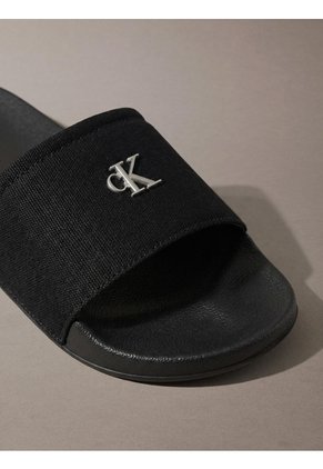 Sandalias Negro De Tela Calvin Klein