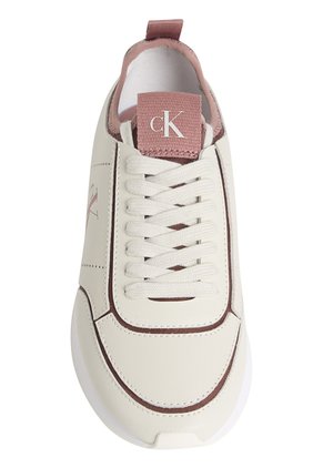 Tenis Beige Retro Runner Calvin Klein