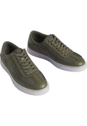 Tenis Verde Bajos Con Cordones Calvin Klein