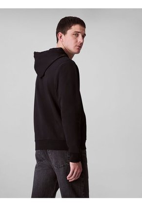 Buzo Negro Con Capota Calvin Klein