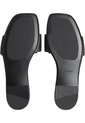 Sandalias Negro Planas Cuadradas Con Emblema Calvin Klein de Calvin Klein