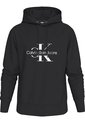 Suéter Negro Con Gorro Y Contorno Interrumpido Calvin Klein de Calvin Klein