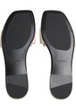 Sandalias Beige Planas Cuadradas Con Emblema Calvin Klein de Calvin Klein