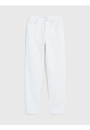 Mom Jeans Blancos Estrecho En El Tobillo Para Mujer Calvin Klein