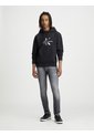 Suéter Negro Con Gorro Y Contorno Interrumpido Calvin Klein de Calvin Klein