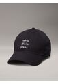 Gorra Negra Logo Graphic Print Baseball Calvin Klein de Calvin Klein