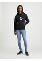 Suéter Negro Con Gorro Y Contorno Interrumpido Calvin Klein de Calvin Klein