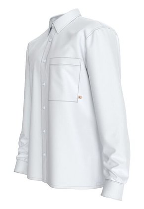 Camisa Blanca Oxford Para Hombre Calvin Klein