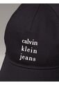 Gorra Negra Logo Graphic Print Baseball Calvin Klein de Calvin Klein