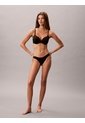 Panty Negro Con Tiras - Icon Cotton Modal Calvin Klein de Calvin Klein
