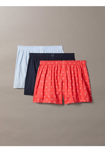 Pack Multicolor De 3 Bóxers Trap Calvin Klein