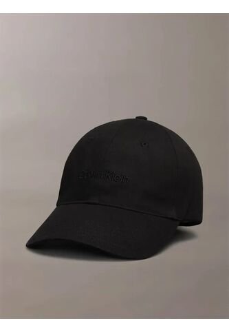 Gorra Negra Con Logotipo Bordado Calvin Klein Calvin Klein
