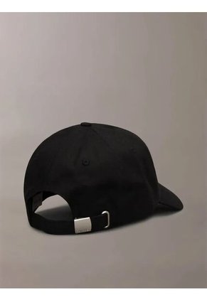 Gorra Negra Con Logotipo Bordado Calvin Klein