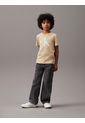 Camiseta Niño Beige Unisex Con Logo Calvin Klein de Calvin Klein
