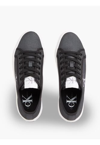 Tenis Negro Con Plataforma Y Acabado De Perla Calvin Klein Calvin Klein