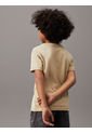 Camiseta Niño Beige Unisex Con Logo Calvin Klein de Calvin Klein