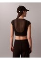 Camiseta Negra Deportiva De Corte Ajustado Calvin Klein de Calvin Klein