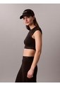 Camiseta Negra Deportiva De Corte Ajustado Calvin Klein de Calvin Klein