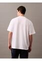 Camiseta Blanca Stacked Graphic Crewnec Calvin Klein de Calvin Klein