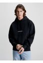 Sudadera Con Capucha Y Logo Hombre Negro Hombre Negro Calvin Klein de Calvin Klein