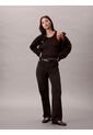 Jeans Negro Rectos De Talle Alto - Essentials Calvin Klein de Calvin Klein