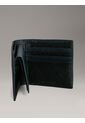 Billetera Azul Plegable De Cuero Calvin Klein de Calvin Klein