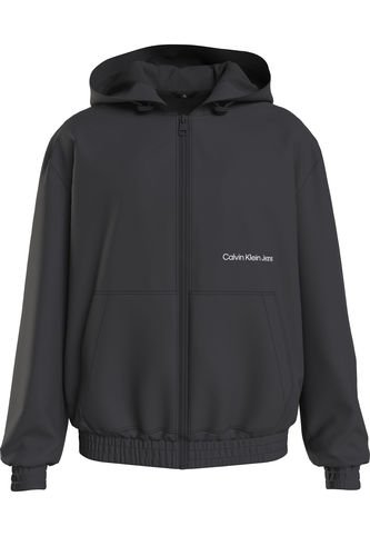 Chaqueta Negra Con Cierre Para Hombre Calvin Klein Calvin Klein