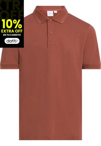 Polo Rojo Pique Slim Thermo Tech Calvin Klein Calvin Klein