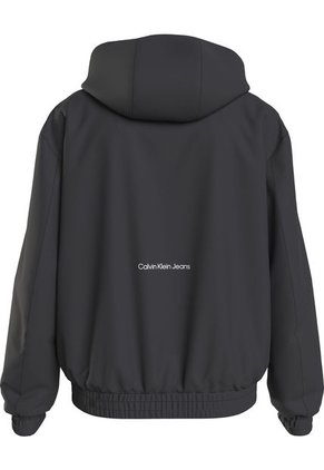 Chaqueta Negra Con Cierre Para Hombre Calvin Klein