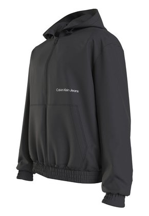 Chaqueta Negra Con Cierre Para Hombre Calvin Klein