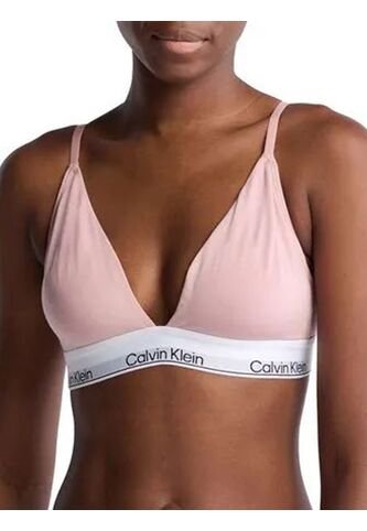 Bralette Beige Lined Triangle - Modern Cotton Calvin Klein Calvin Klein