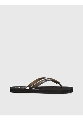 Sandalias Negro De Playa Con Monologo Calvin Klein