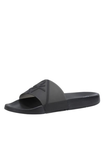 Sandalias Con Logo Hombre Negro Hombre  Calvin Klein