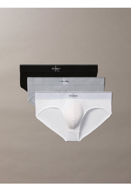 Pack Multicolor De 3 Hip Brief - CK X Cotton Calvin Klein