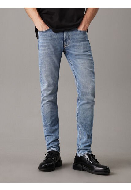 Jeans Azul Slim Tapere Para Hombre Calvin Klein