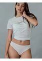 Pantie Tipo Tanga Blanca - Invisibles En Microfibra Calvin Klein de Calvin Klein